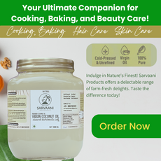 SARVAANI Natural Virgin Coconut Oil - 100% pure, and  100% Safe . ತೆಂಗಿನಕಾಯಿ ಎಣ್ಣೆ - 1Liter